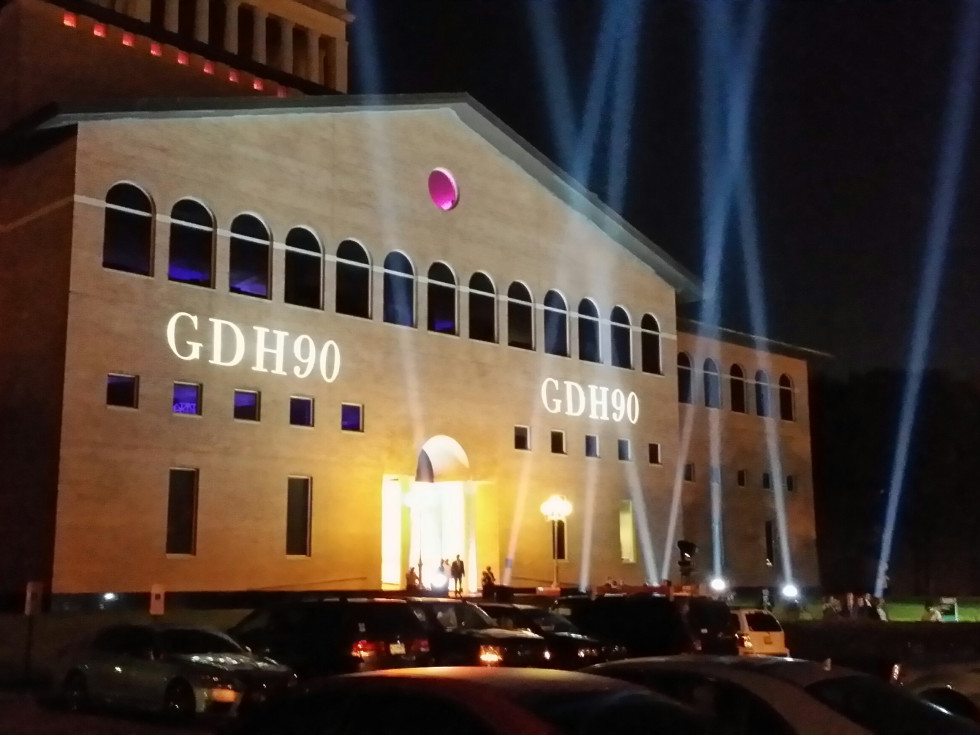 News, Shelby, Gerald Hines 90th birthday, Sept. 2015, exterior