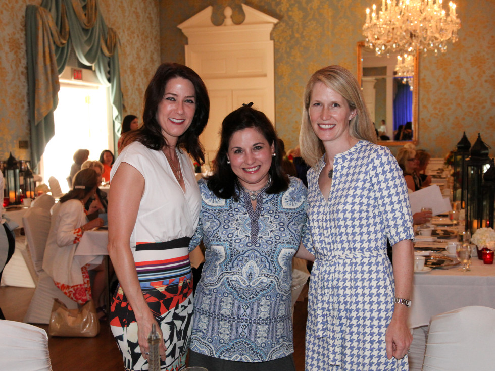 News, Shelby, Junior League Luncheon, Sept. 2015, Danielle Currier, Tina Villarreal, Whitney Gormley