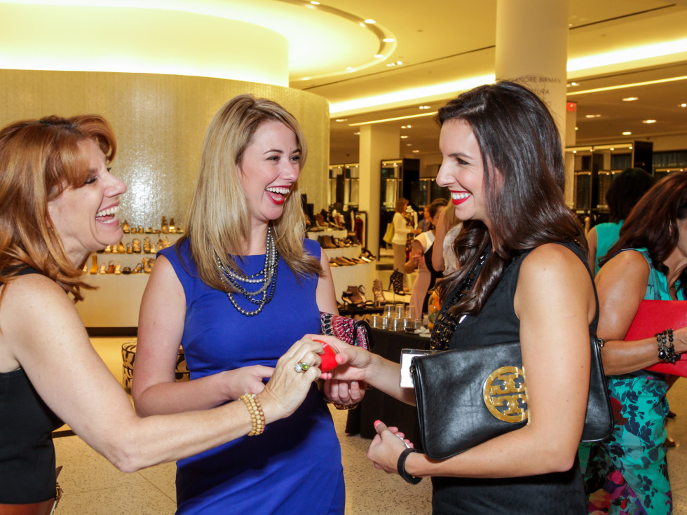 Houston, Ellevate event at Tootsies, August 2015, Jill Wasserstrom, Elizabeth Beguerie, Nicole Bozick