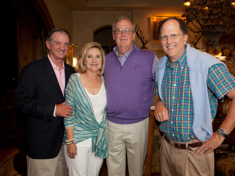 Houston, St. Luke's Foundation Summer Speaker Series Aspen, August 2015, Jimmy Erwin, Pam Erwin, Charlie Herder, Johnny Duncan