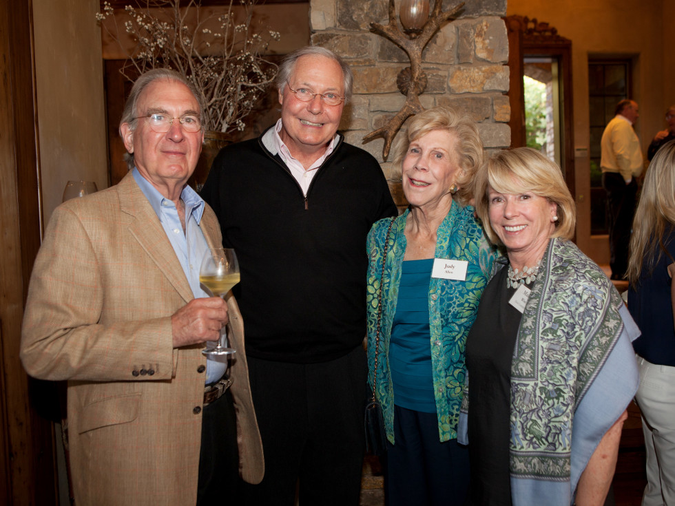 Houston, St. Luke's Foundation Summer Speaker Series Aspen, August 2015, Charles Ofner, Gary Crum, Judy Allen, Marie Wise