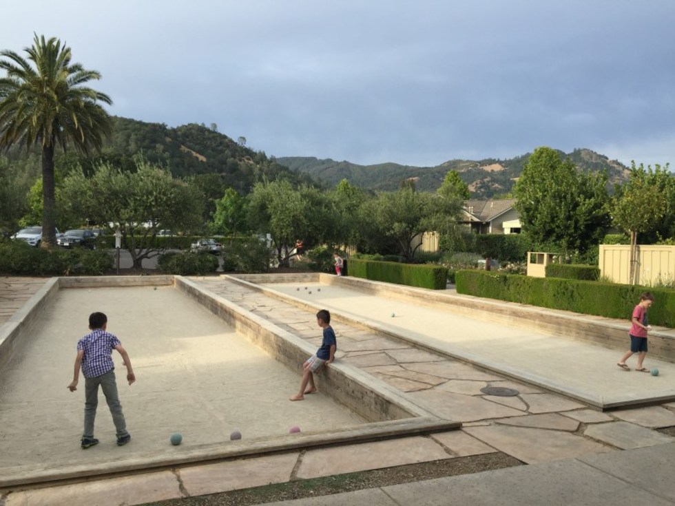 Bocce at Solbar