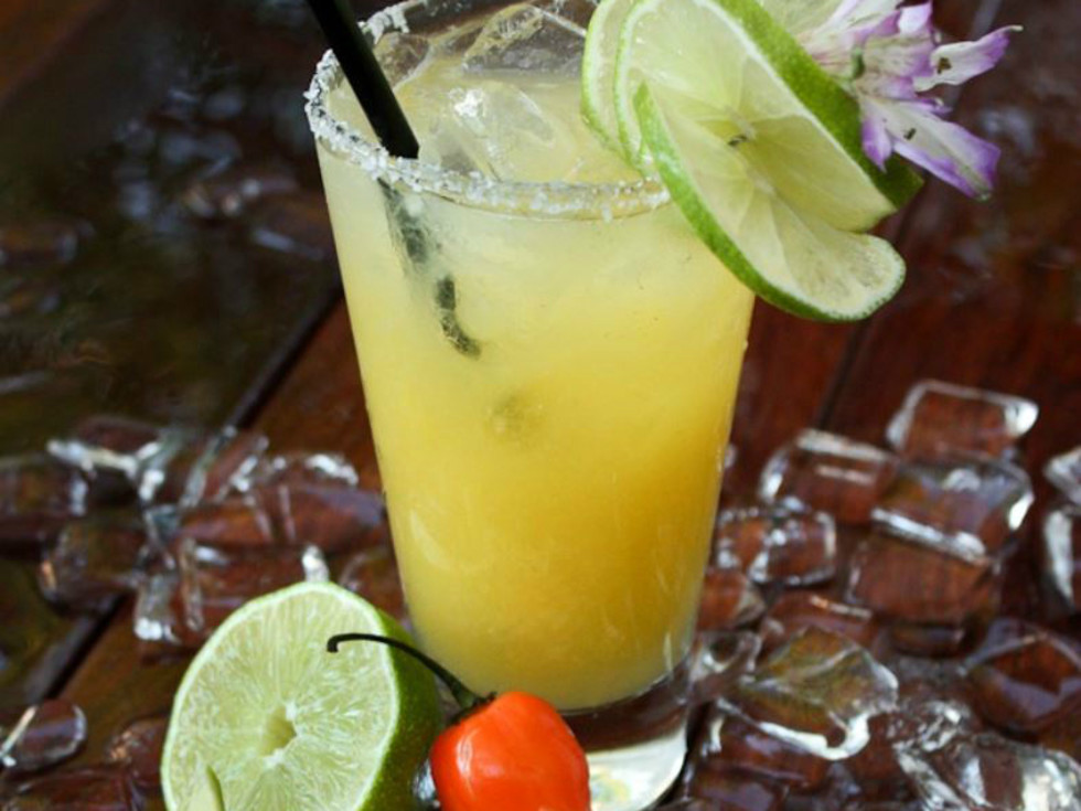 Takoba Austin restaurant mango habanero margarita 2015
