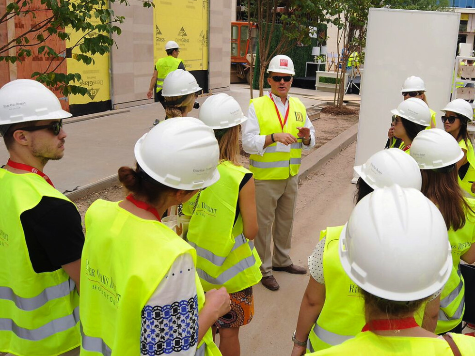 River Oaks District hardhat tour
