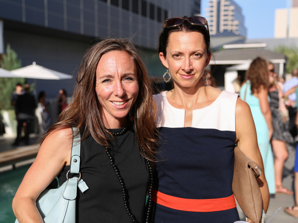 CultureMap Social The W Hotel Wet Deck Suzanne McGinnis Carmen Sutherland Fine and Folded Founders