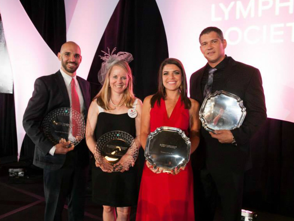 Leukemia & Lymphoma Society's Man & Woman of the Year Gala_Trey Axe_Stephanie Simpson_Shannon Wolfson_Dylan Reed_2015