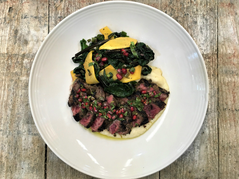 Flat-iron steak from Mudhen