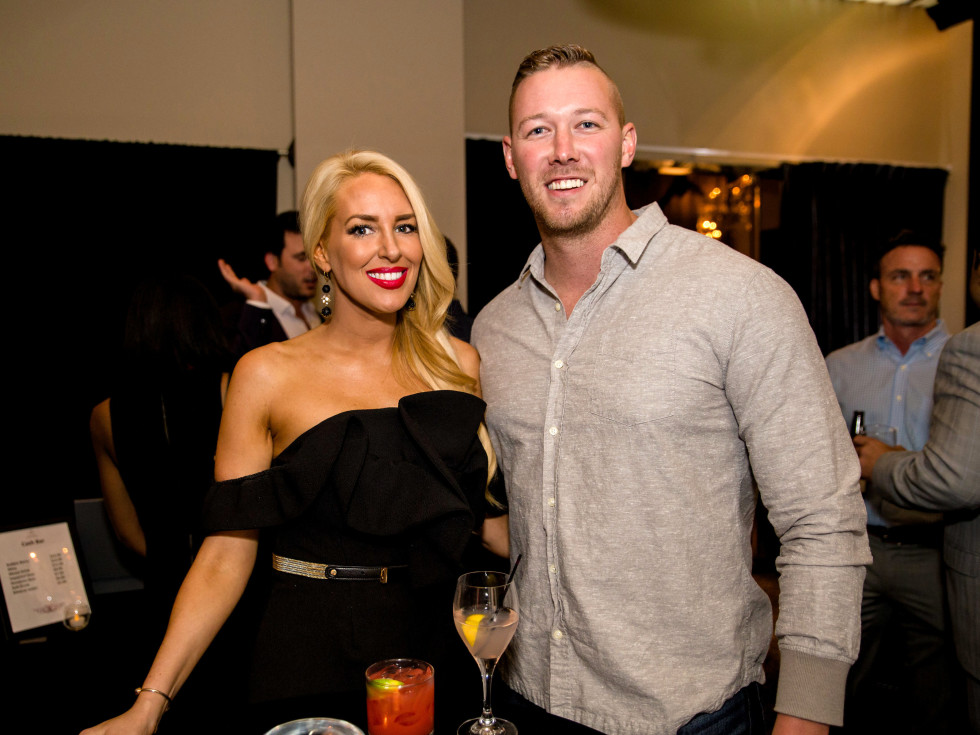 Houston, SportsMap launch party, October 2017, Robin Carlin, Kyle Martens