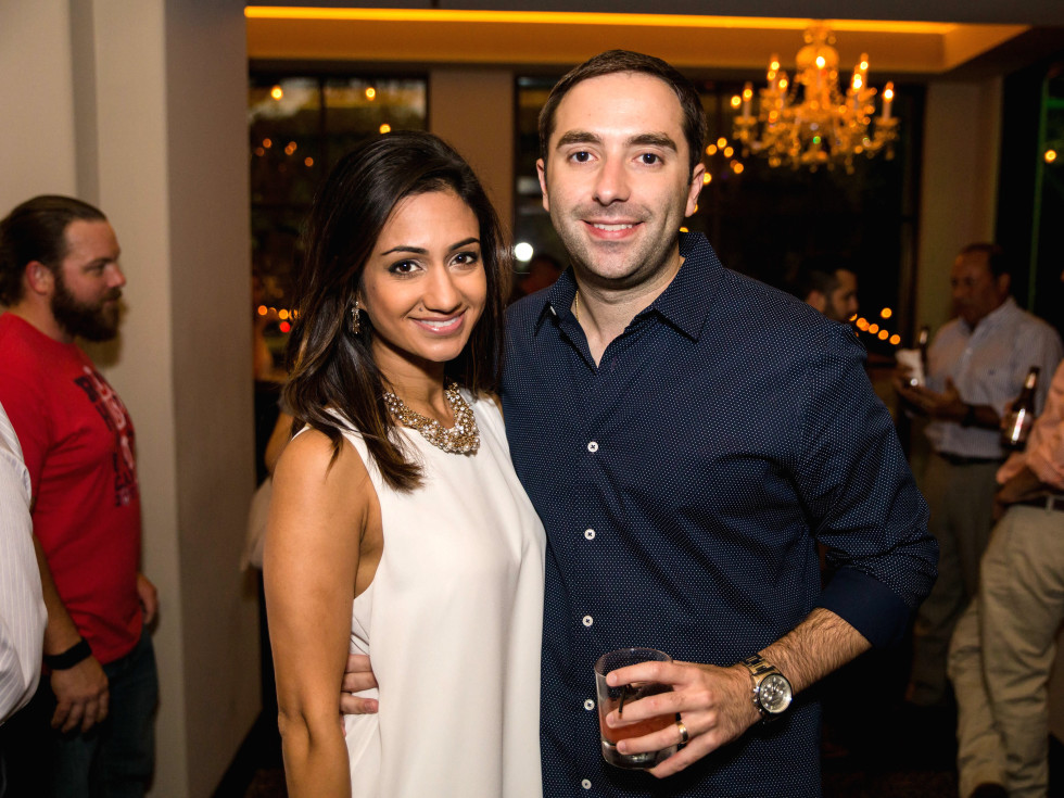 Houston, SportsMap launch party, October 2017, Rashi Vats, Daniel Gotera