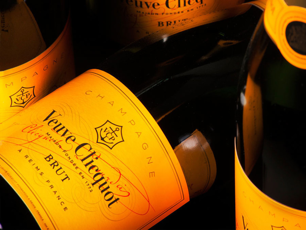 Veuve Cliquot bottles