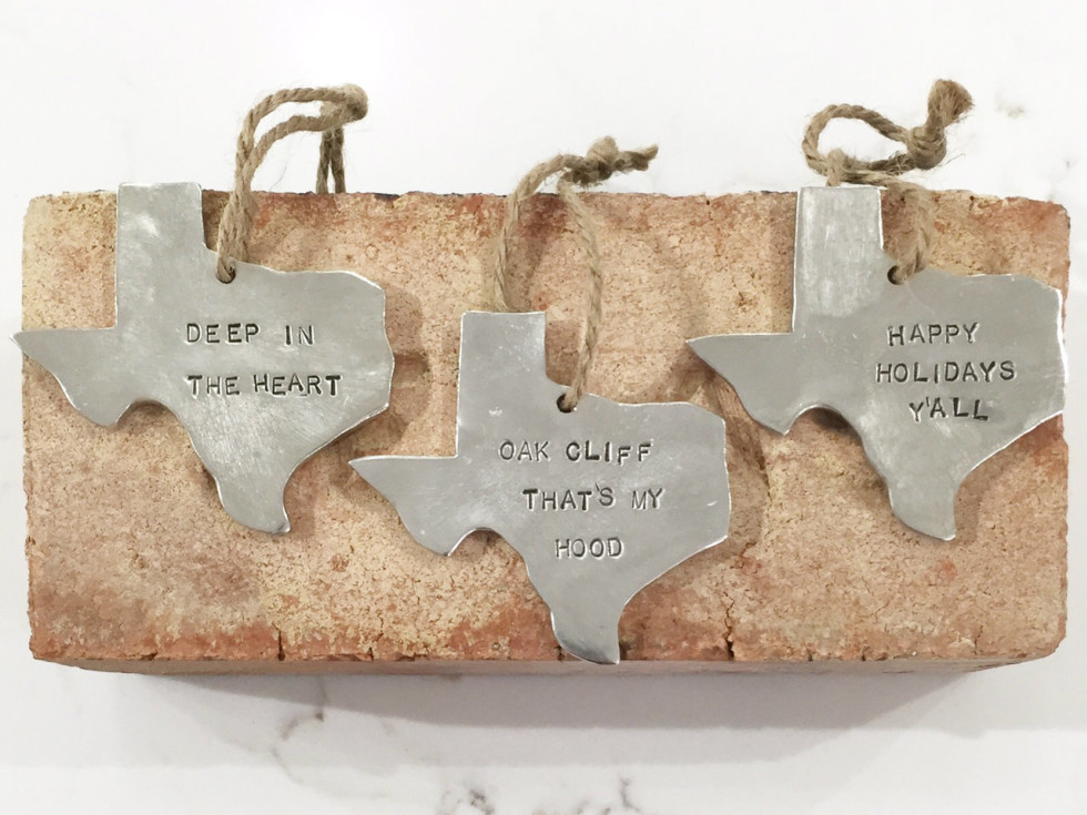 Steel Texas Ornament