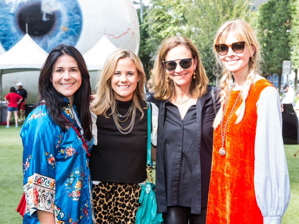 Kim Dodson, Lauren Mealy, Posey Mealy, Chandra Johnson, Puppies in the Park 2017