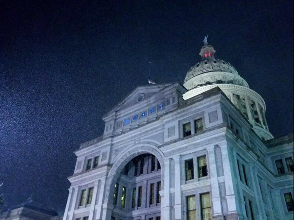 Austin snowfall