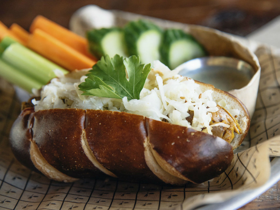 Blatt currywurst