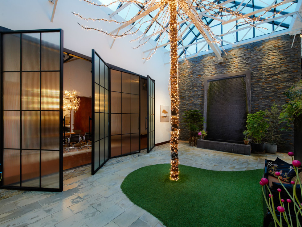 2278 Monitor Street, Dallas Design District warehouse, atrium