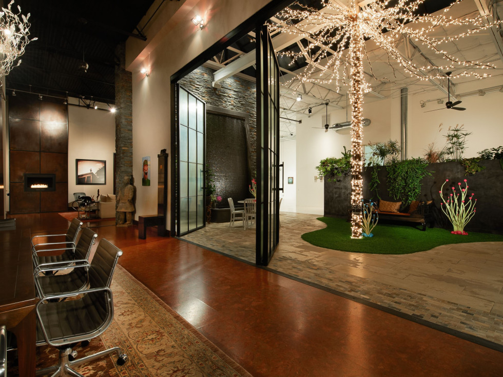 2278 Monitor Street, Dallas Design District warehouse, atrium