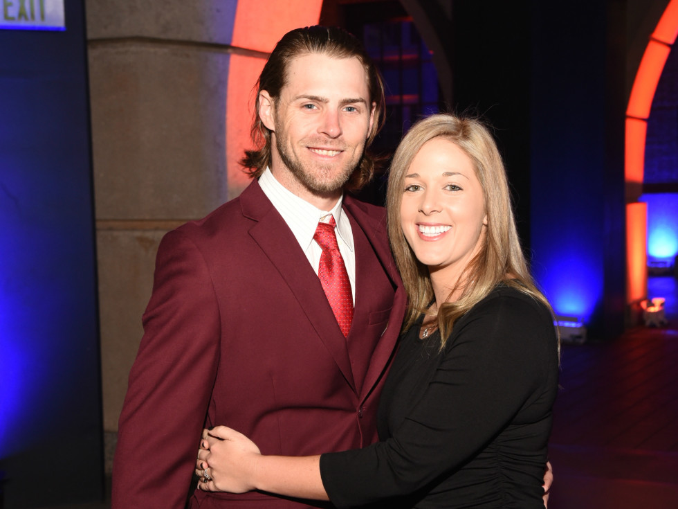 Houston, Diamond Dreams Astros Gala, January 2018, Josh Reddick and his date