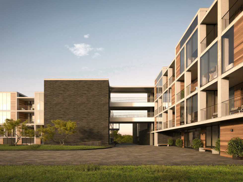 Ethan's View residences main entrance