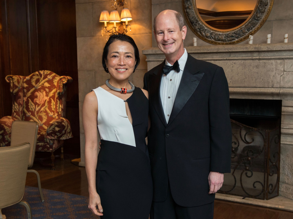 Inprint Poets & Writers Gala 2018:Inprint Ball Chairs Chinhui Juhn and Eddie Allen