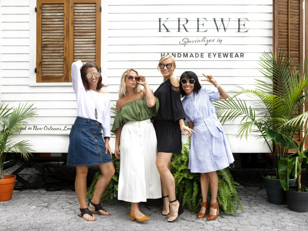 Krewe eyewear models in sunglasses