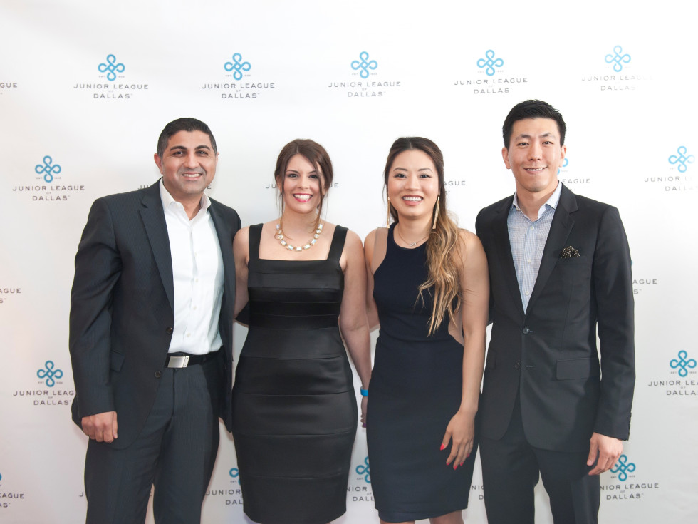 Junior League Viva Big D party 2018, Kevan Chughati, Melanie O’Neil, Melissa Luong and Joseph Kim