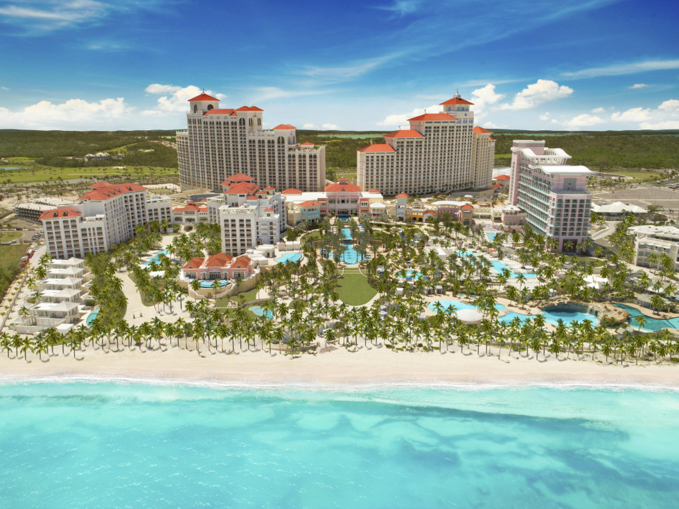 Bahamas Baha Mar arial view