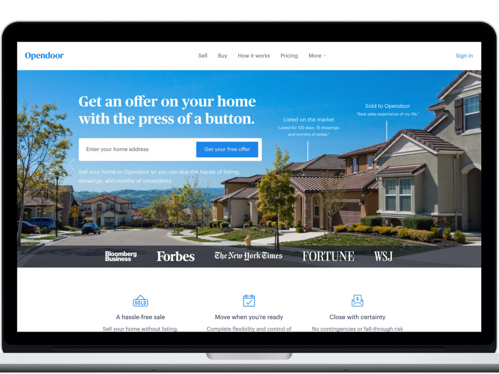 Opendoor website preview