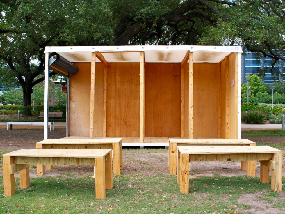 Invasion of the PODS Storage units are transformed into art in Dis