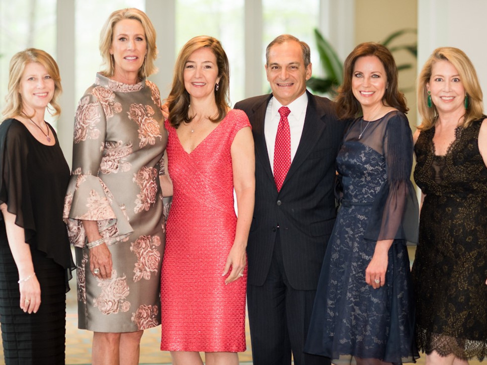 Ronald McDonald House gala, 1 Jill Cumnock, Cecilie Holman, Susan and David Rosenberg, Christine Cook, and Diane Fullingim
