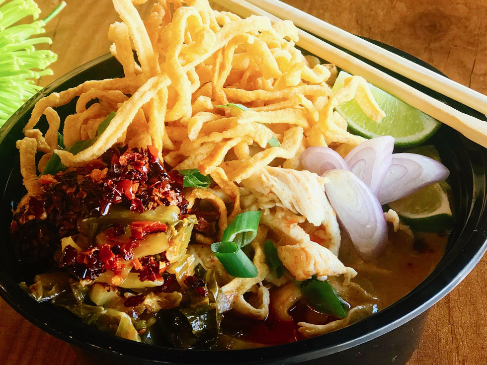 Northern Thai Kao Soi Noodles from Pandan Thai