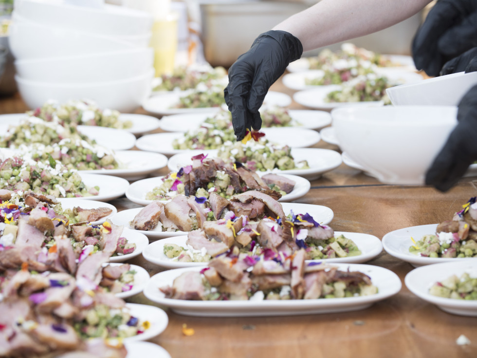 Matt Balke's pork jowl starter