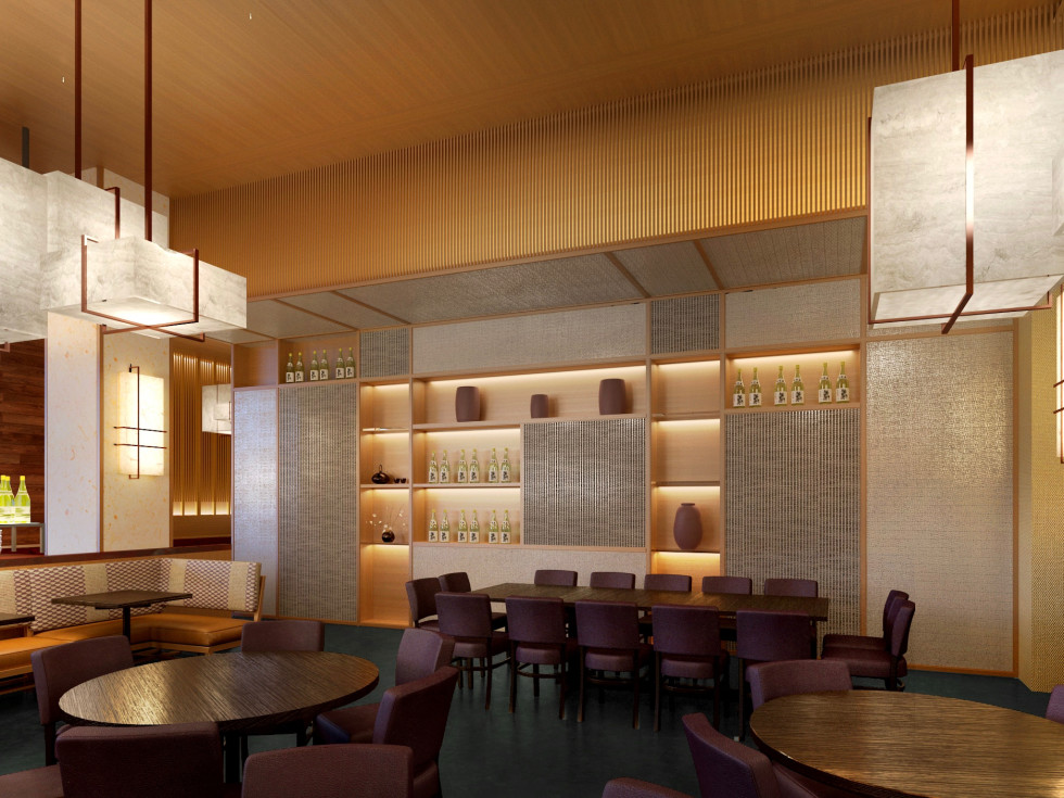 Nobu Houston Feature Wall