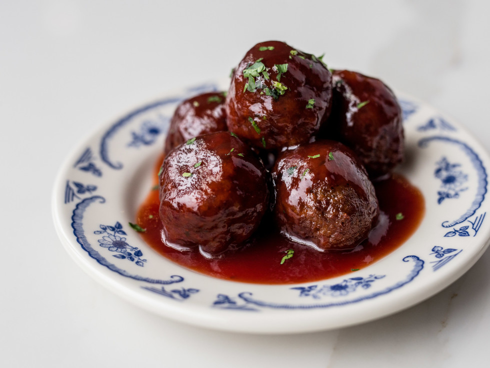 BCK Kitchen & Cocktails sweet and sour meatballs