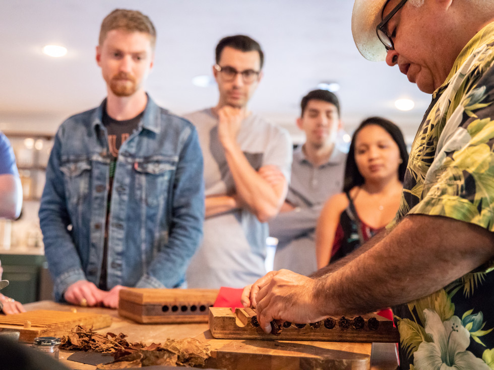 Cigar rolling class