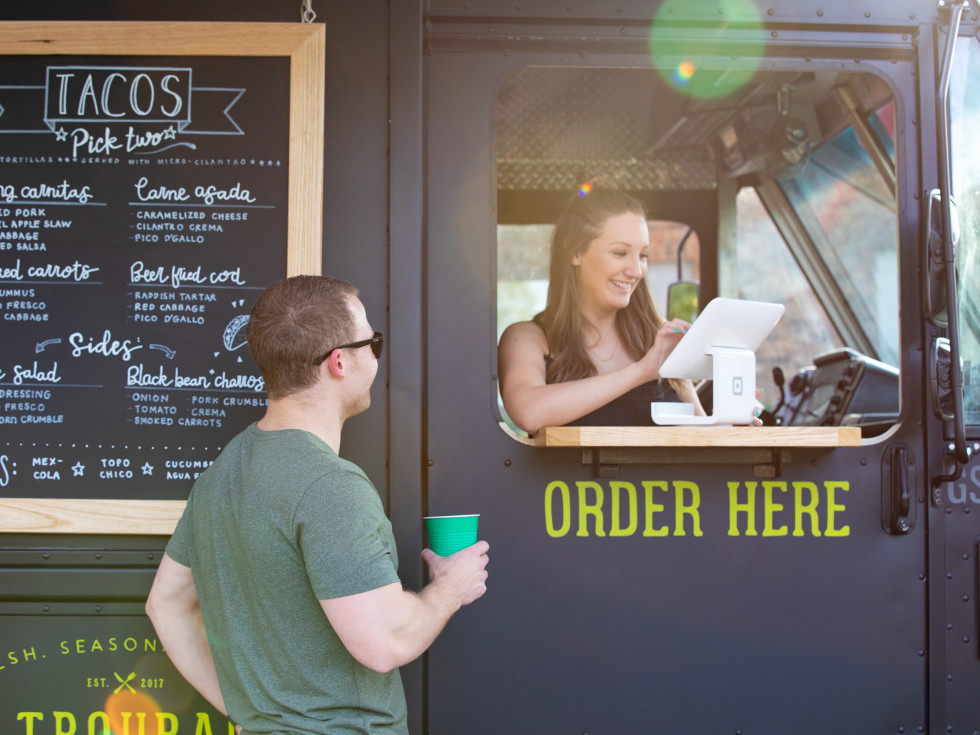 The Village apartments in Dallas food truck