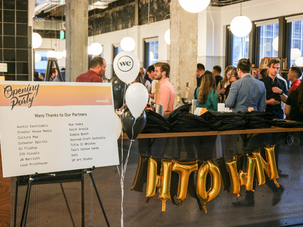 WeWork Houston grand opening party