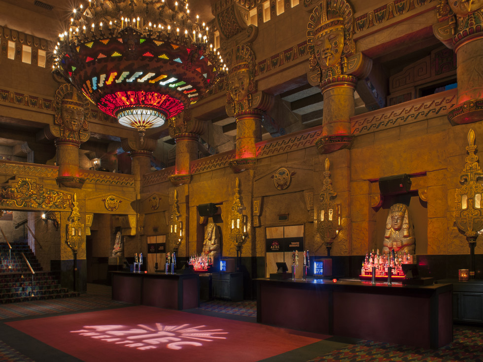 Aztec Theatre lobby