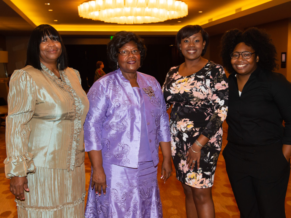 Gloria McGee, Dr. Brenda Jones, Crystal Sheppard, Dametria Brown