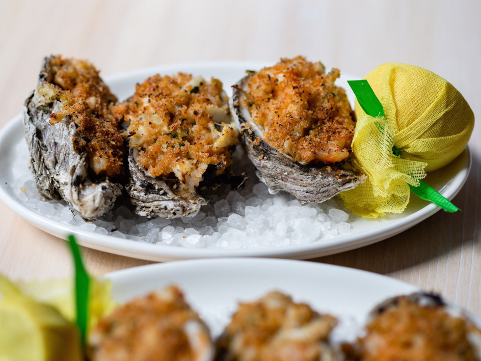 Eunice hearth roasted oysters