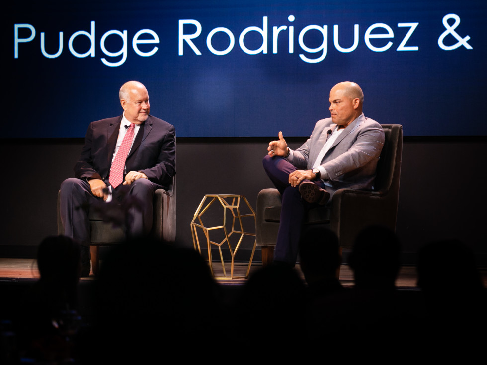 Chuck Morgan, Pudge Rodriguez