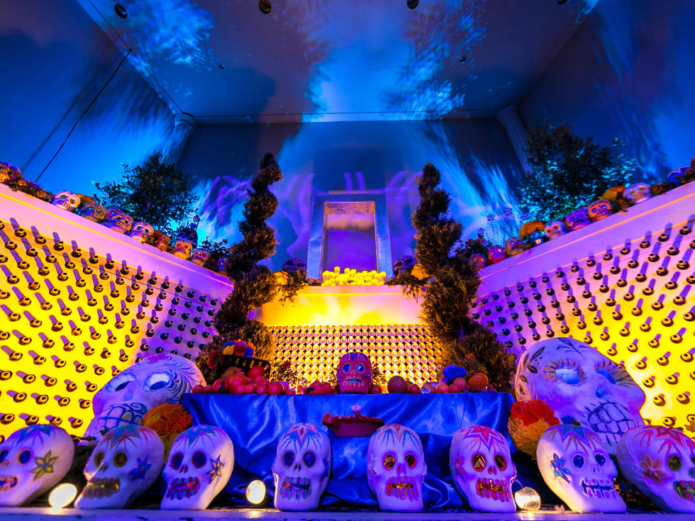 Altar at Orange Show Gala