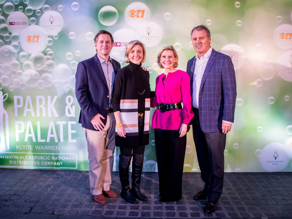 Kemp Sawers, Kit Sawers, Nancy Perot, and Rod Jones, Park & Palate