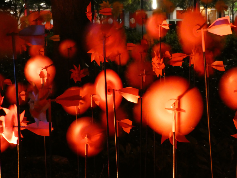 Discovery Green GUST, pinwheels