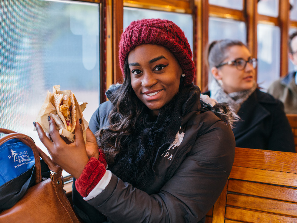 Frost pop-up on McKinney Avenue Trolley