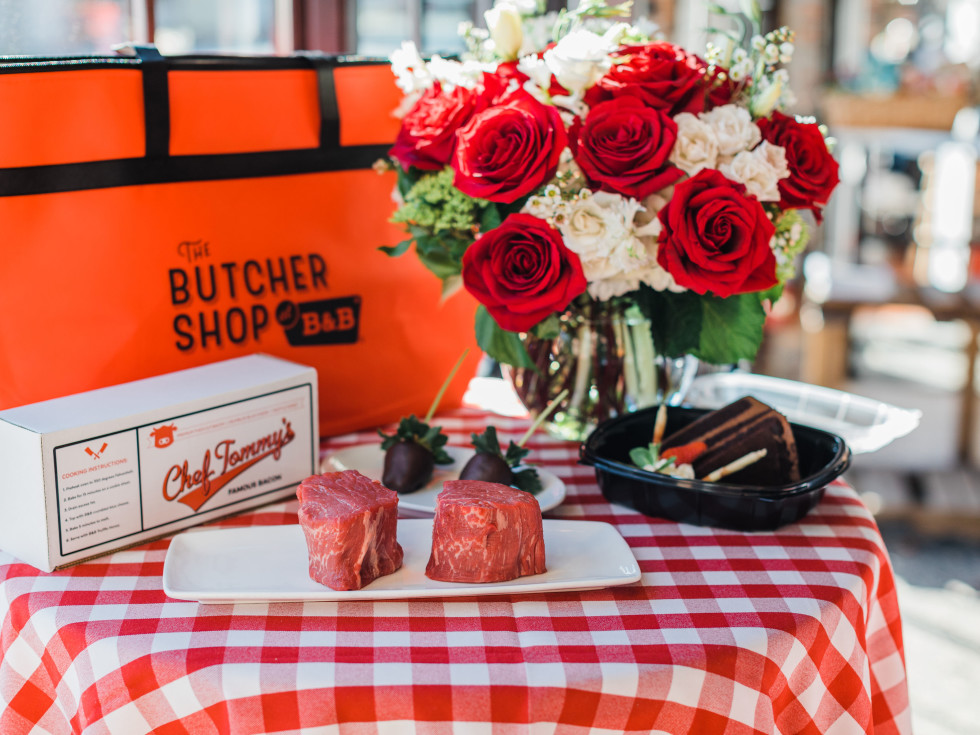 B&B Butchers Valentine's meal
