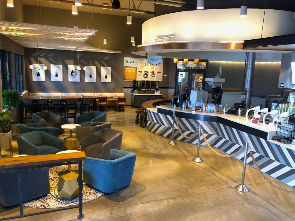 The Roastery Briargrove interior