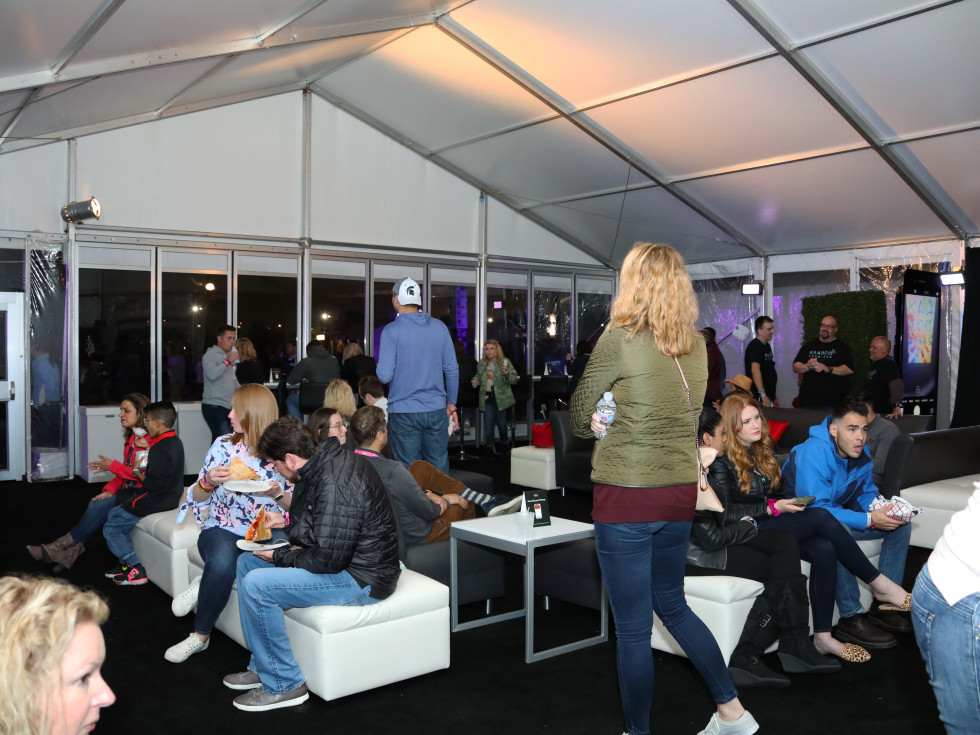 Bank of America lounge at Kaaboo Texas
