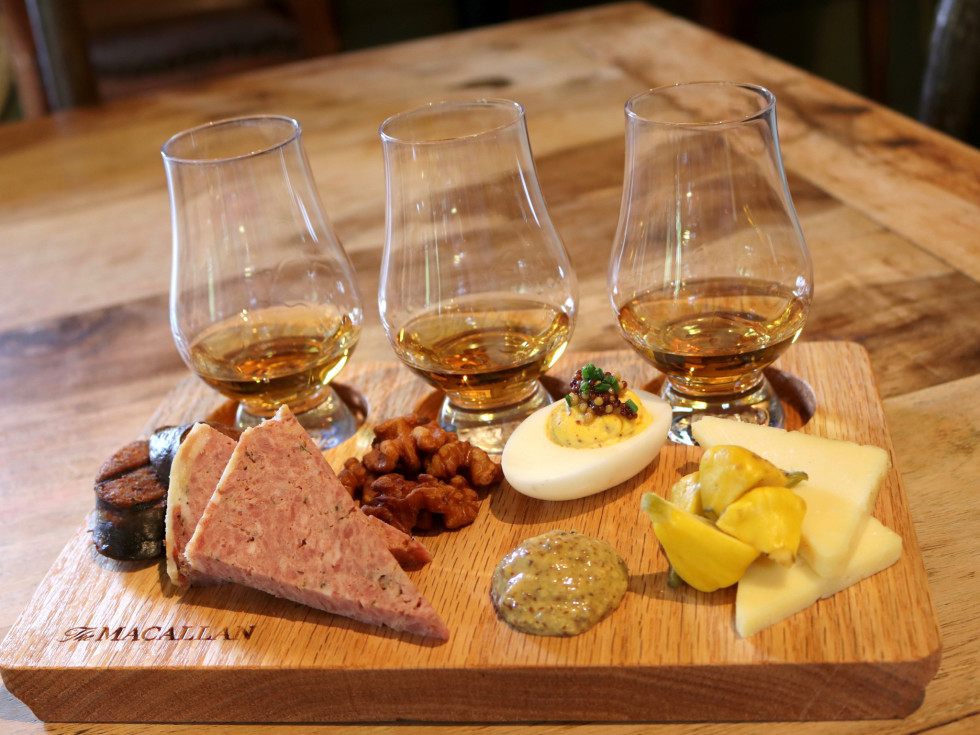Rainbow Lodge Macallen Scotch and cheese board