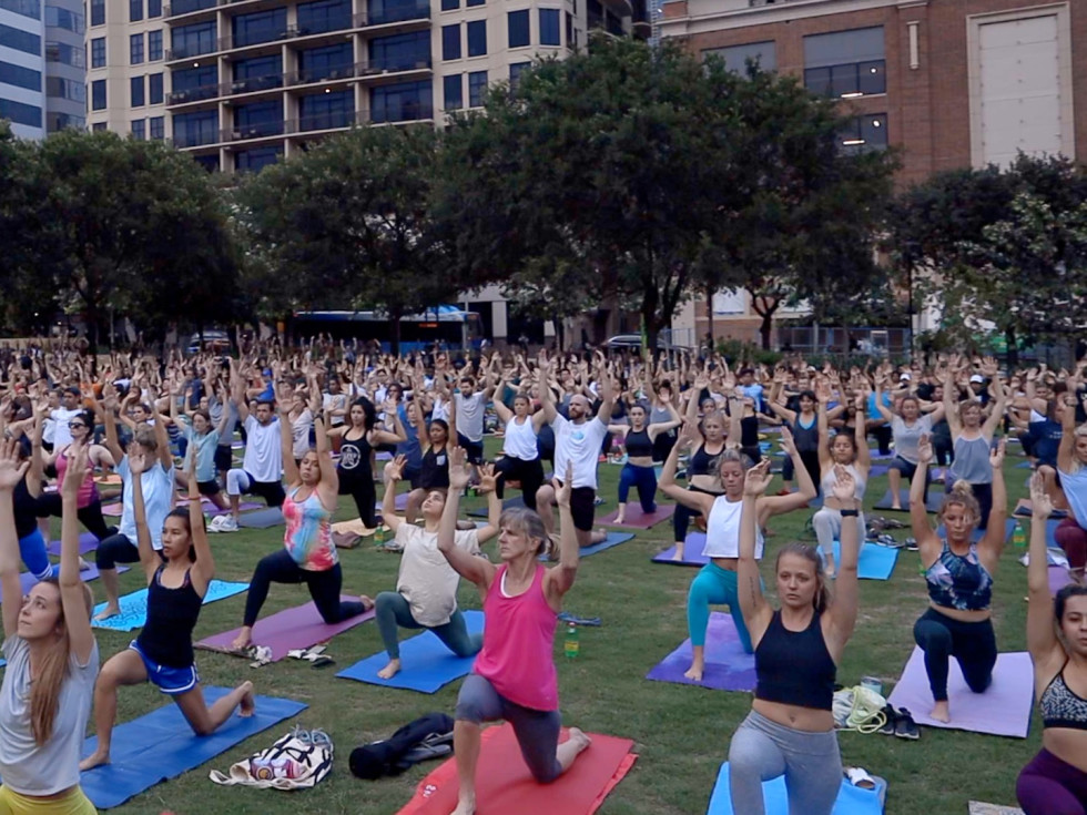 Frost Austin Wanderlust yoga pop-up