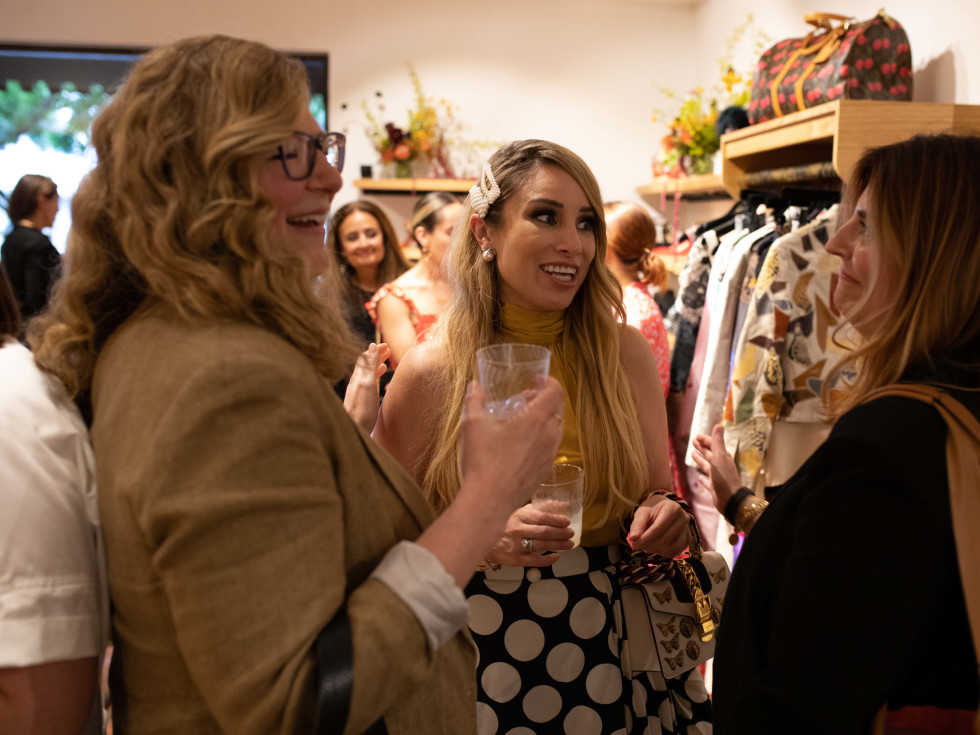 MOSS opening Maya Farret with Lee Lee Owner
